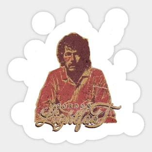 Gordon Lightfoot Retro Sticker